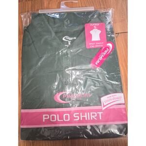 Premium Wear Junior Girl Short Sleeve Polo Shirts Size Small Green Uniform S3